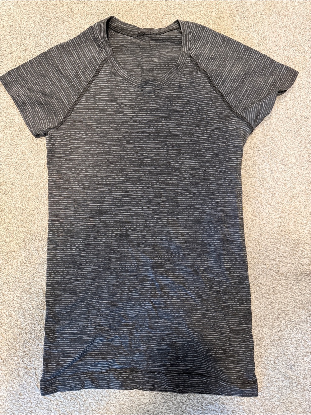 Lululemon Swiftly Tech tee Heathered Charcoal Short Sleeve Tee